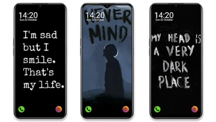 Sad wallpapers android App screenshot 1