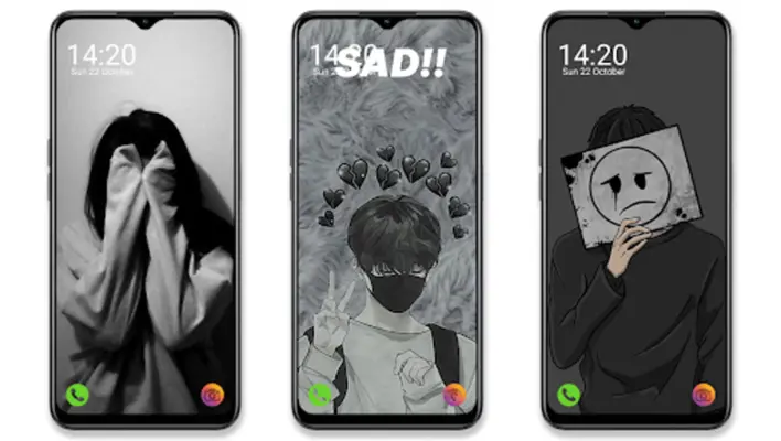 Sad wallpapers android App screenshot 5